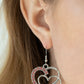 Double The Heartache - Pink Earring