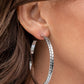 TREAD All About It - Silver Hoop Earring