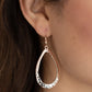 BEVEL-headed Brilliance - Rose Gold Earring