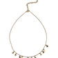 Ready, Set, DISCO! - Brass Choker Necklace