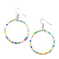 Colorfully Curvy - Multi Earring