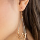 Off The Blocks Shimmer - Gold Earring