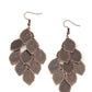 Loud and Leafy - Copper Earring