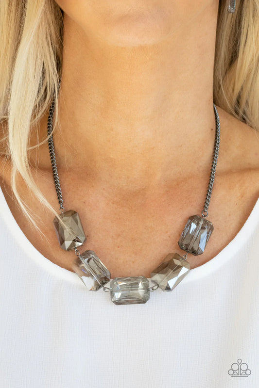 Heart It On The HEIR-Waves - Black Necklace