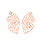Butterfly Frills - Copper Post Earring