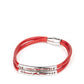 What a WANDER-ful World - Red Bracelet