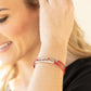 What a WANDER-ful World - Red Bracelet