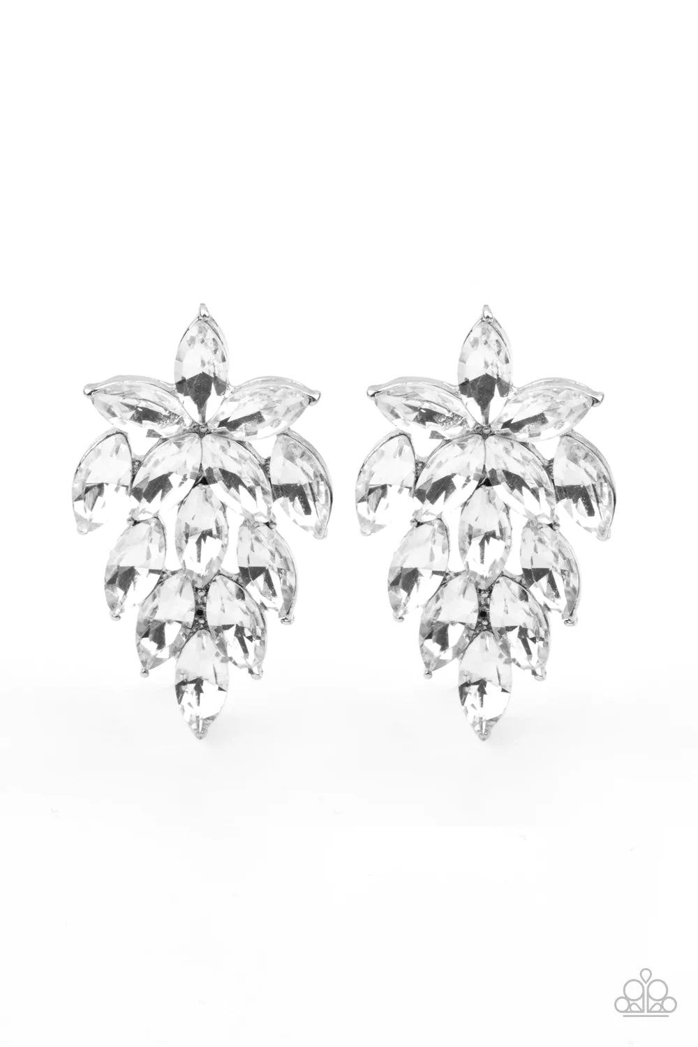 They See Me Glowin - White post Earring
