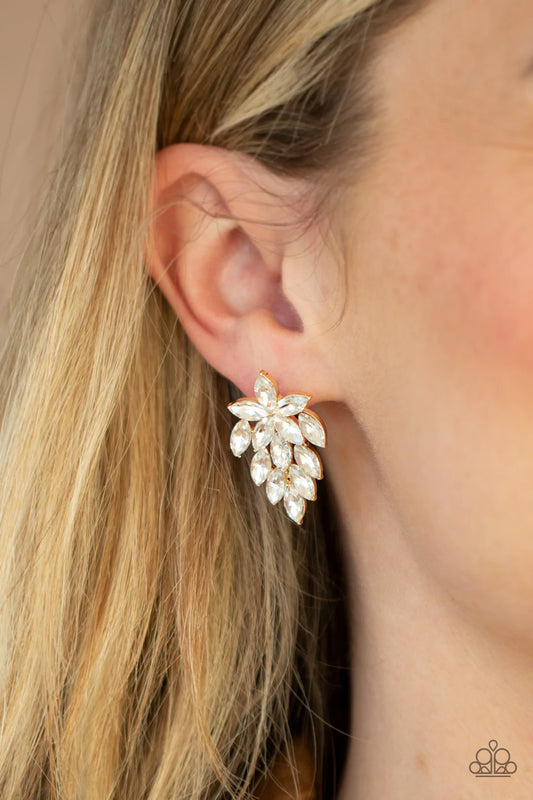 They See Me Glowin - Gold Post Earring
