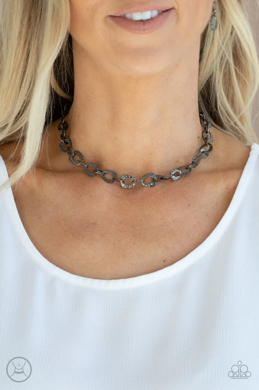 Urban Safari - Black Choker Necklace
