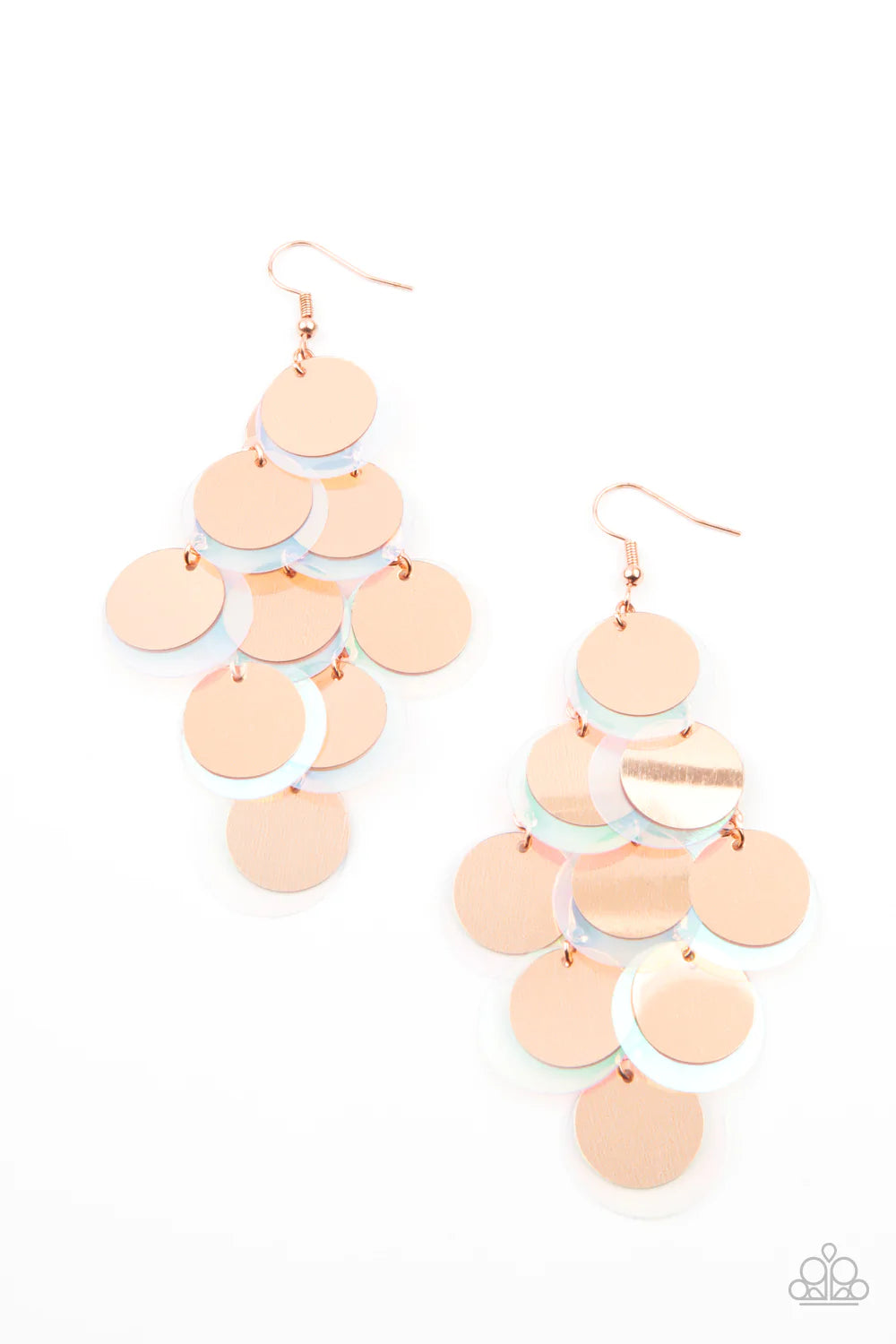 Sequin Seeker - Copper Earring