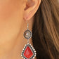 Country Cavalier - Red Earring