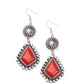 Country Cavalier - Red Earring