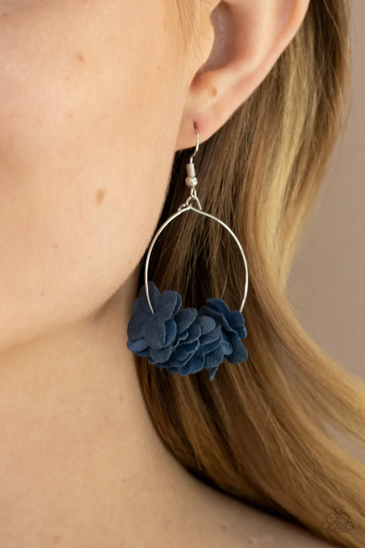 Flirty Florets - Blue Earring