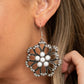 Dazzling Dewdrops - White Earring