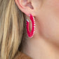 Everybody Conga! - Pink Hoop Earring
