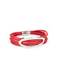 Corded Couture - Red Bracelet