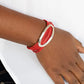Corded Couture - Red Bracelet