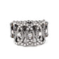 OVAL- Ruled - Black Ring