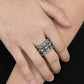 OVAL- Ruled - Black Ring
