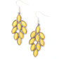 Flamboyant Foliage - Yellow Earring