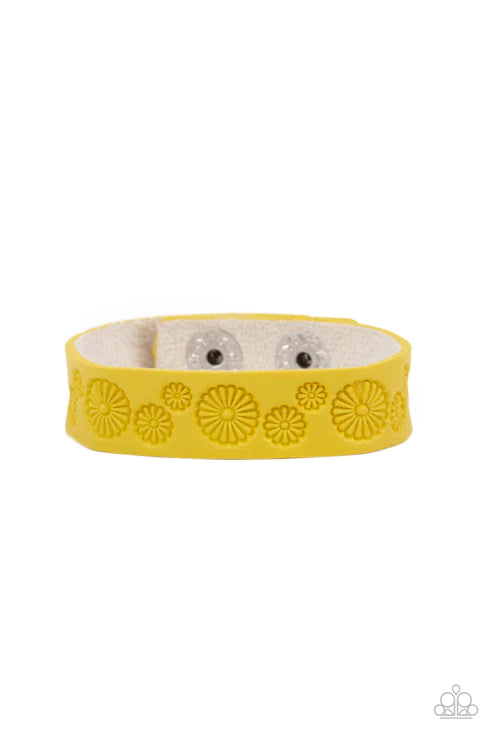 Follow The Wildflowers - Yellow Urban Bracelet