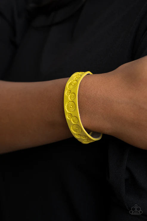 Follow The Wildflowers - Yellow Urban Bracelet