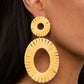 Foxy Flamenco - Yellow Post Earring