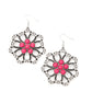 Dazzling Dewdrops - Pink Earring