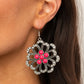 Dazzling Dewdrops - Pink Earring