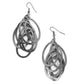 Mind OVAL Matter - Black Earring