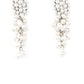 Fabulously Flattering - White Post Earring
