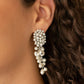 Fabulously Flattering - White Post Earring