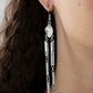 Defined Dazzle - White Earring