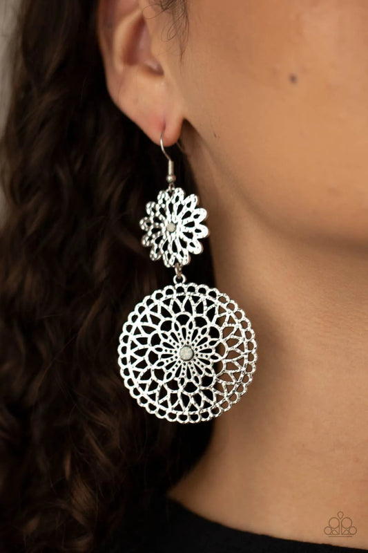 Garden Mantra - White Earring
