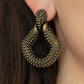 Better Buckle Up - Brass Clip-On Earring