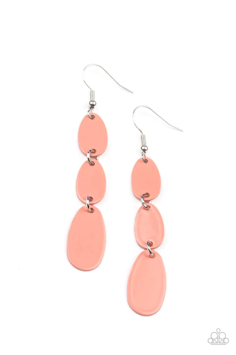 Rainbow Drops - Orange Earring
