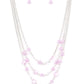 Let The Record GLOW - Purple Necklace