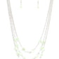 Let The Record GLOW - Green Necklace
