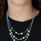 Let The Record GLOW - Green Necklace