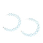 In The Clear - Blue Hoop Earring