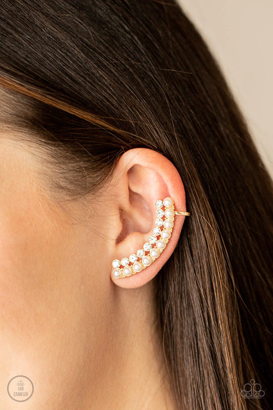 Doubled Down On Dazzle - Gold Post Ear-Crawler