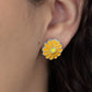 Budding Out - Orange Post Earring
