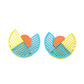It's Just and Expression - Blue Post Earring