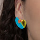 It's Just and Expression - Blue Post Earring