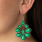 In Crowd Couture - Green Earring