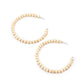 Should Have, Could Have, WOOD Have - White Hoop Earring