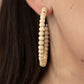 Should Have, Could Have, WOOD Have - White Hoop Earring
