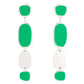 All Out Allure - Green Post Earring
