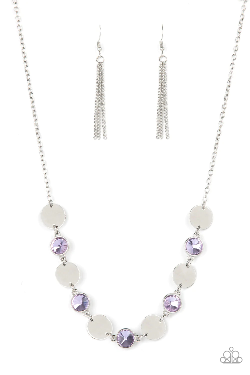 Refined Reflections - Purple Necklace